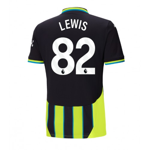 Fotbalové Dres Manchester City Rico Lewis #82 Venkovní 2024-25 Krátký Rukáv